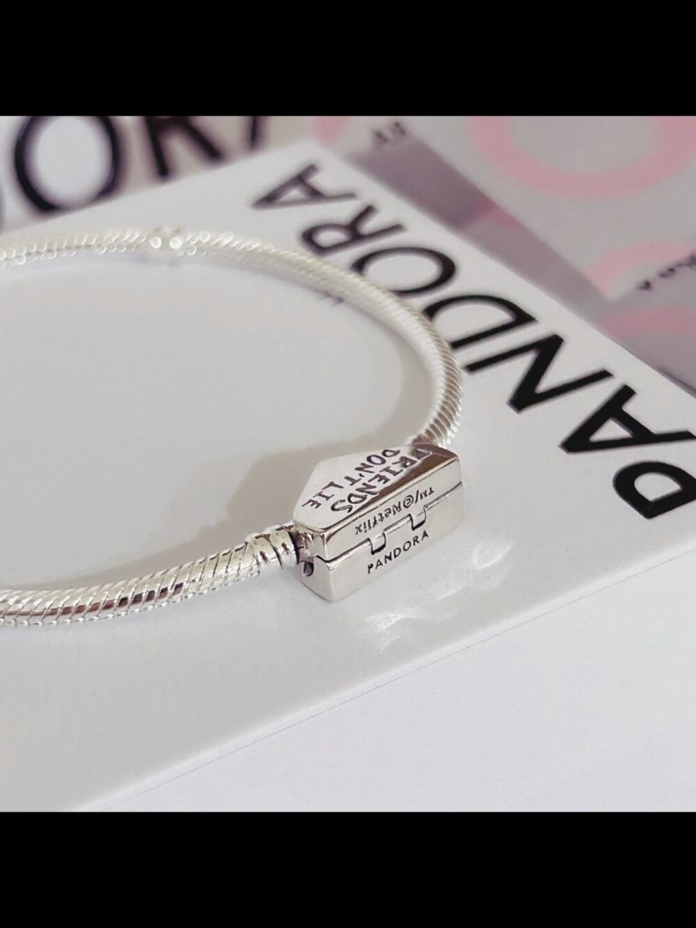 Pandora All Logo x Stranger Things Bracelet Only New